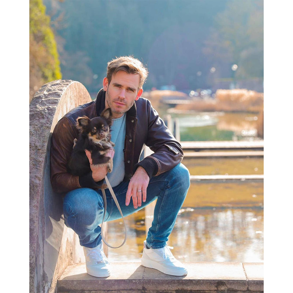 Brent White/Red Sneakers