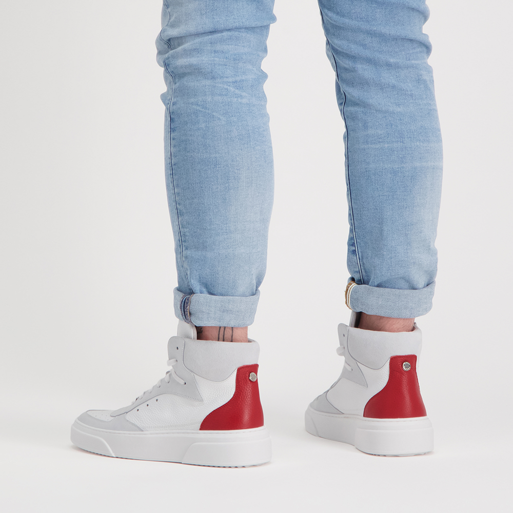 Otto Multi-Color White Sneakers