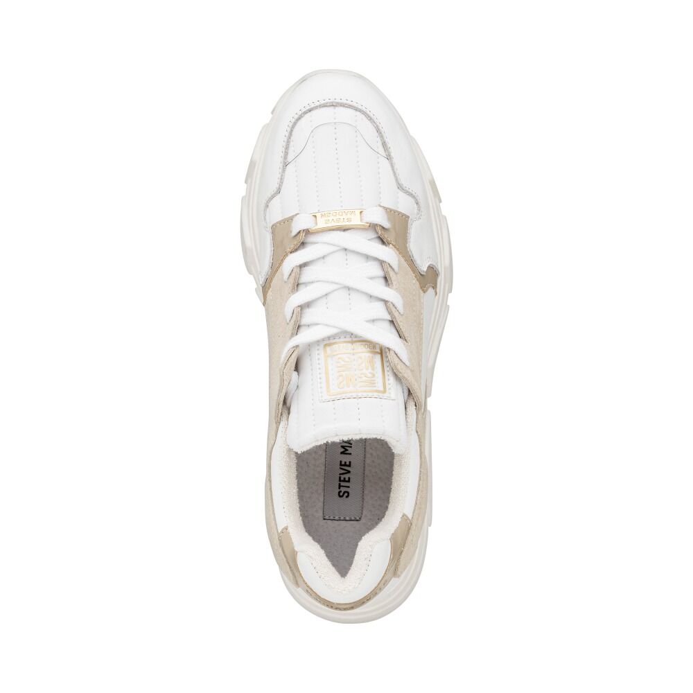 Poppy White/Beige Sneakers