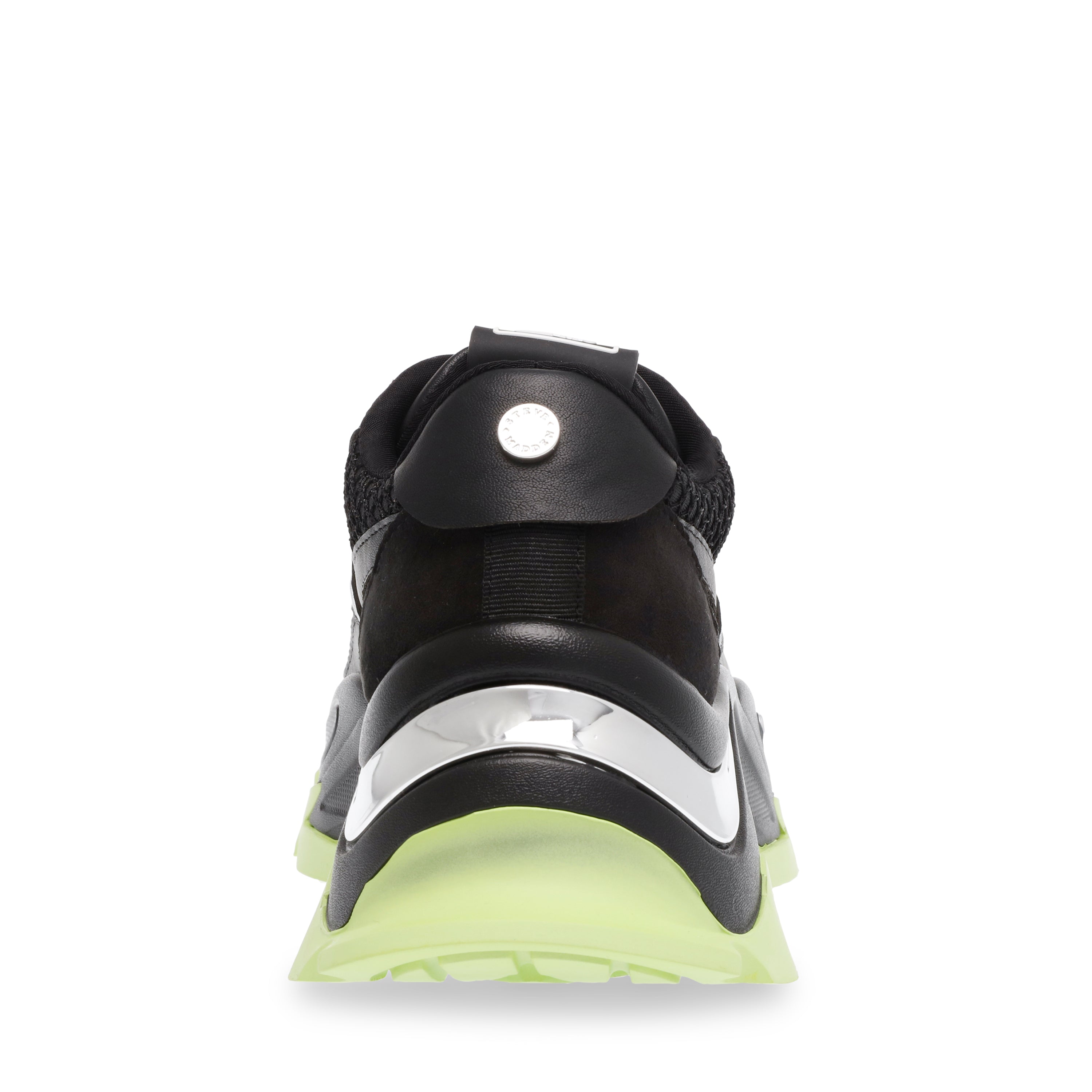 Zoomz Black and Lime Sneakers
