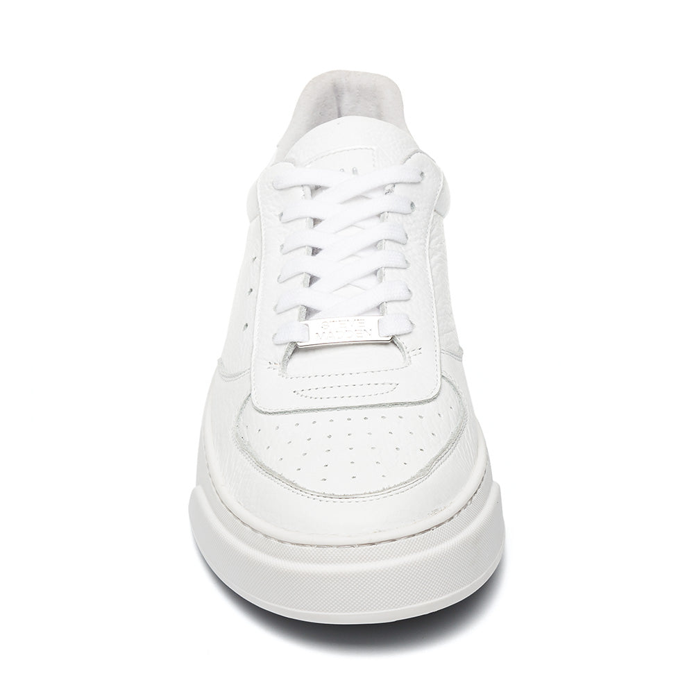 Brent White Leather Sneakers
