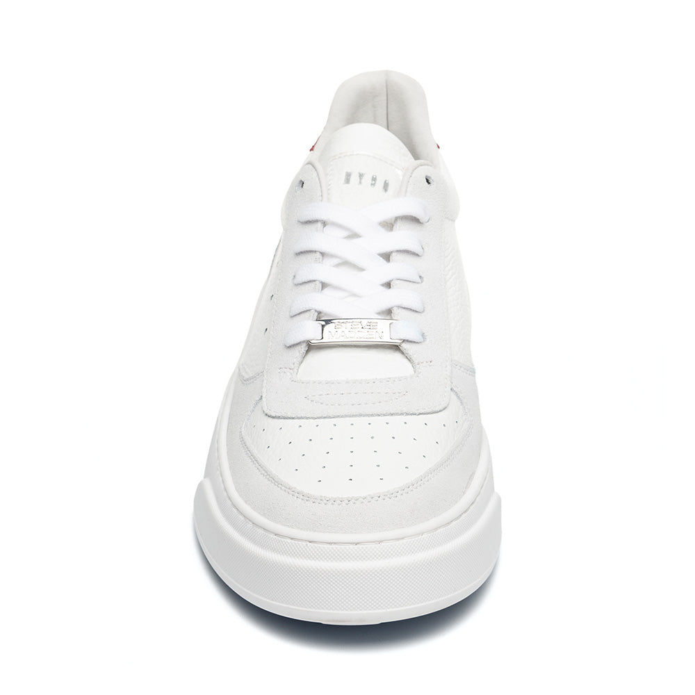 Brent White/Red Sneakers