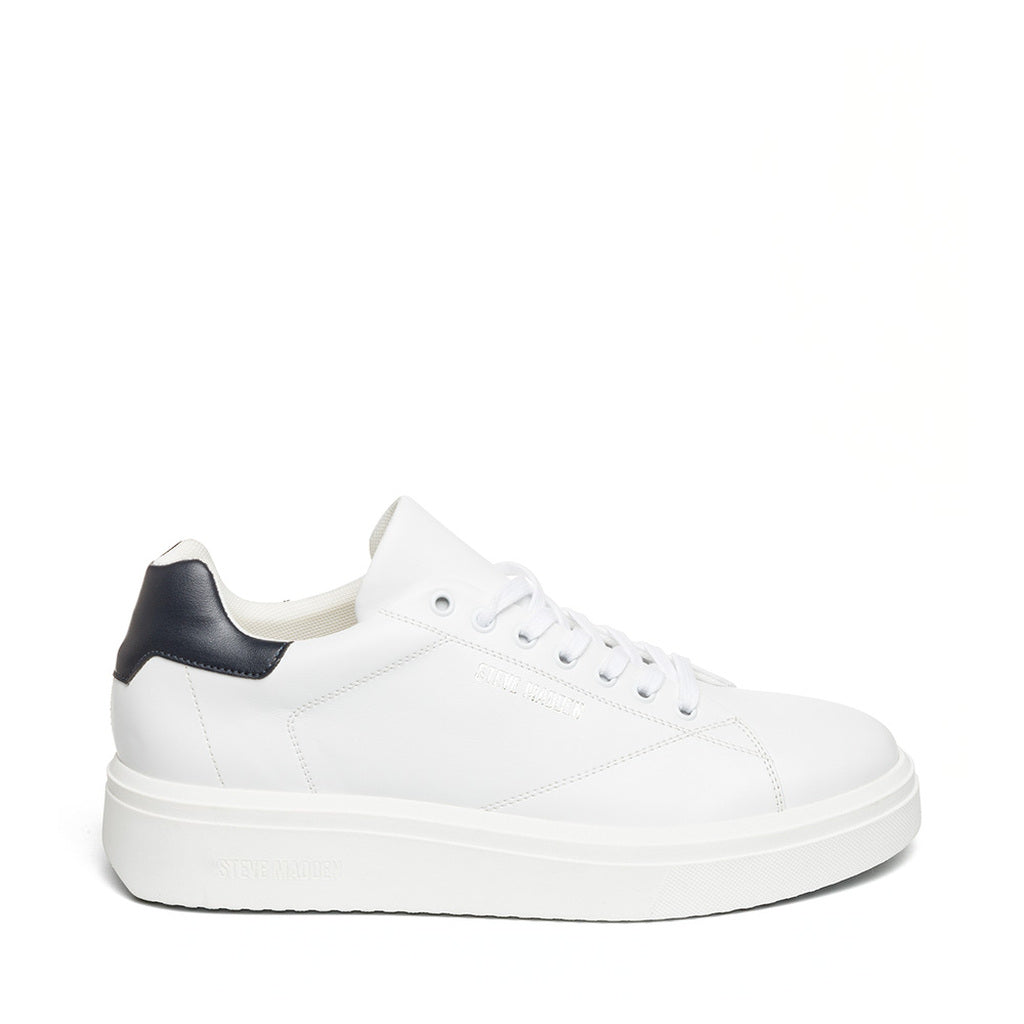 Fynner White Leather Sneakers
