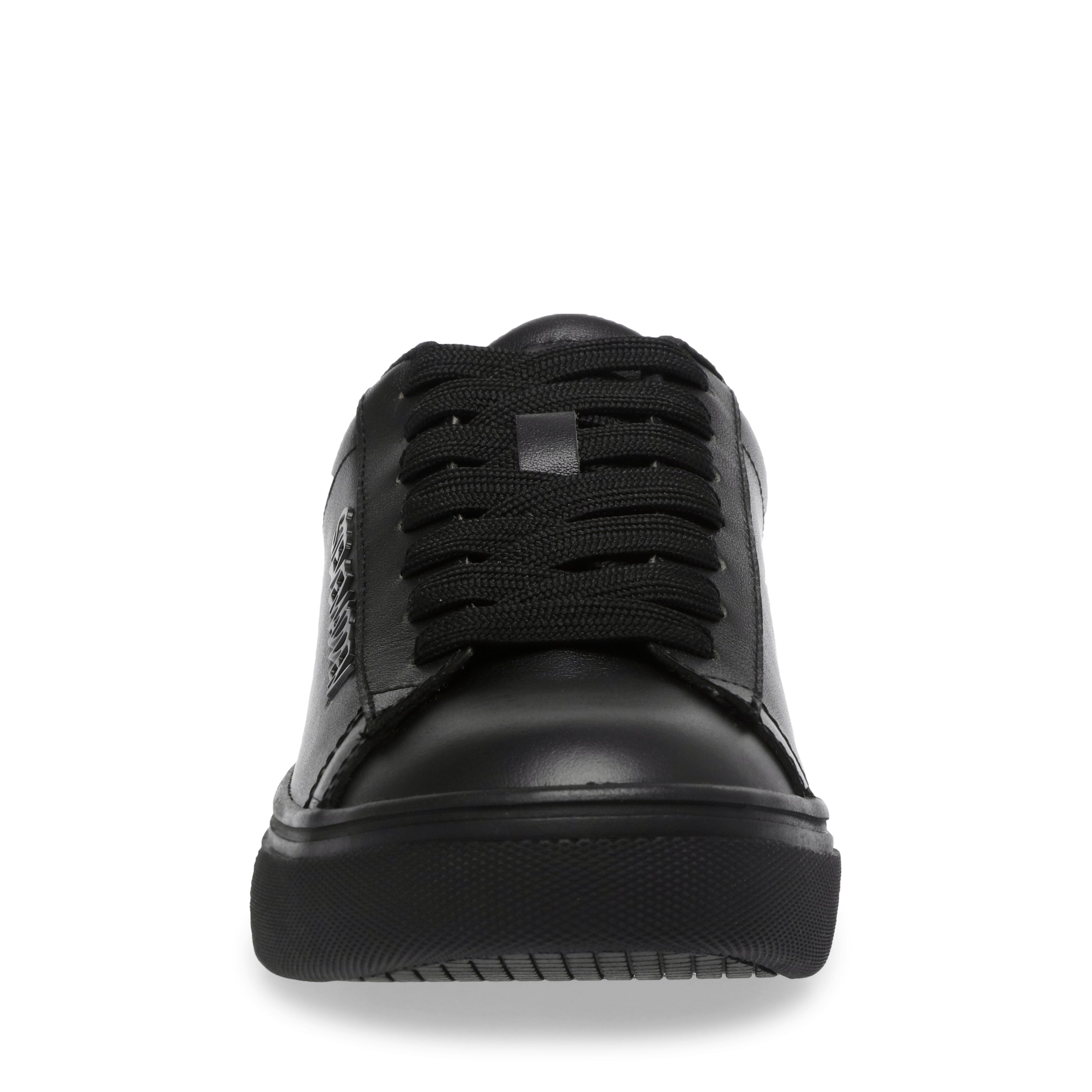 Black Leather Cinematic Sneakers