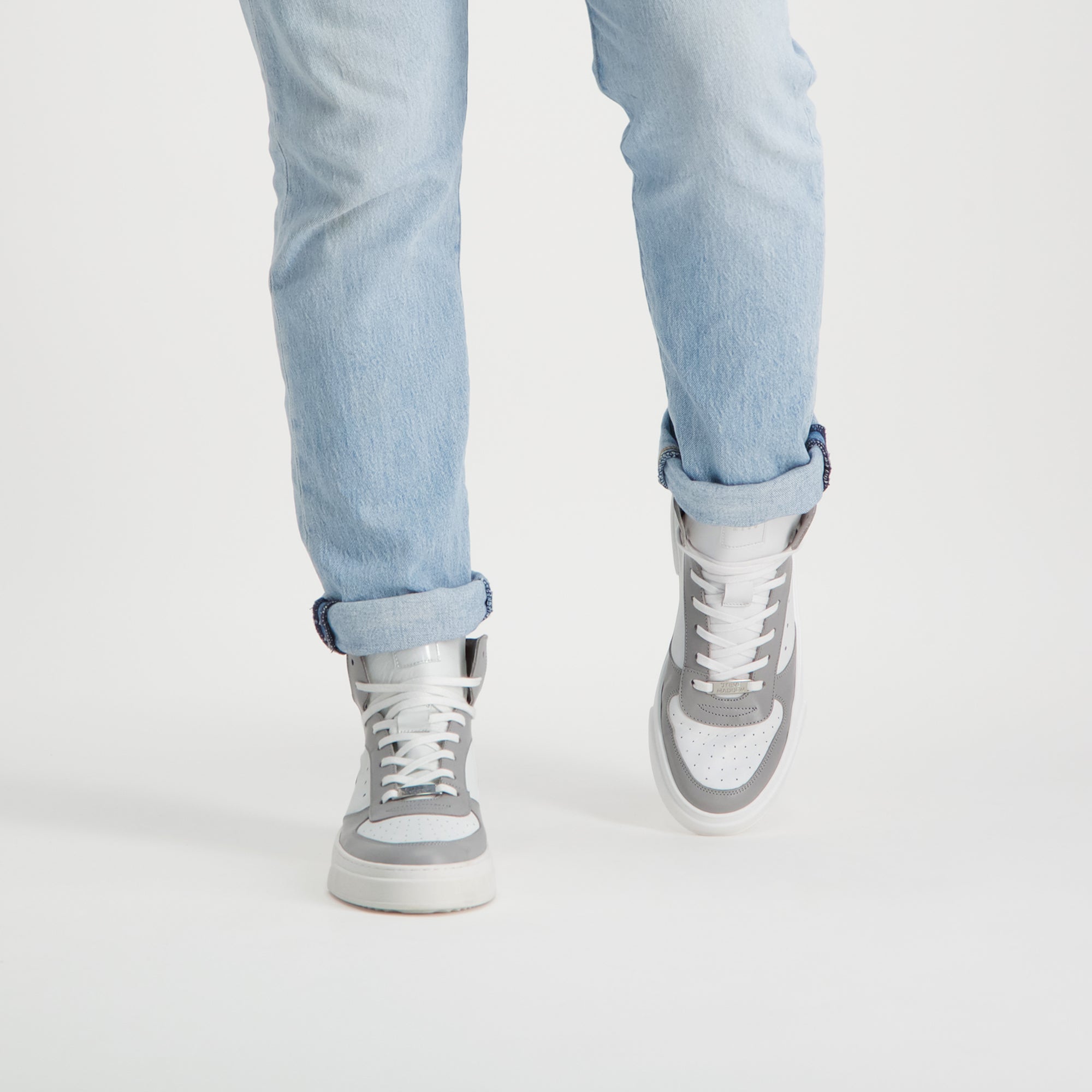 Otto White and Grey Sneakers