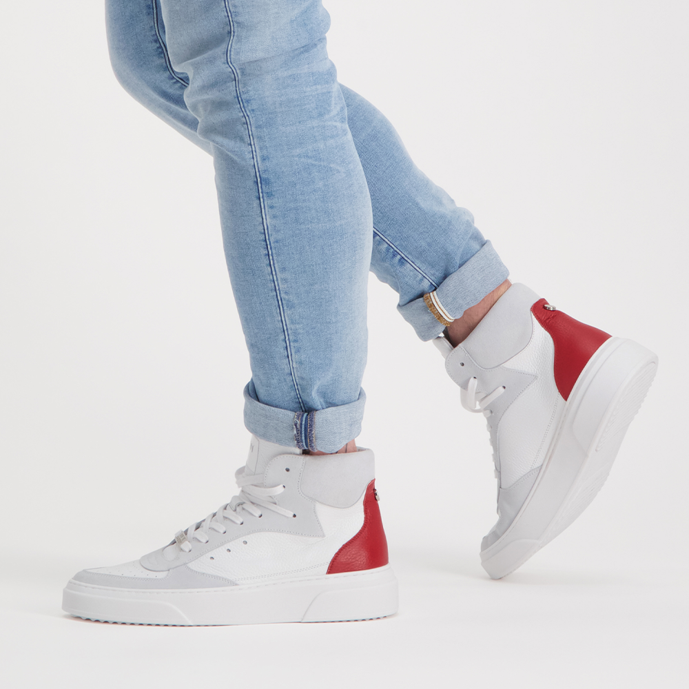 Otto Multi-Color White Sneakers