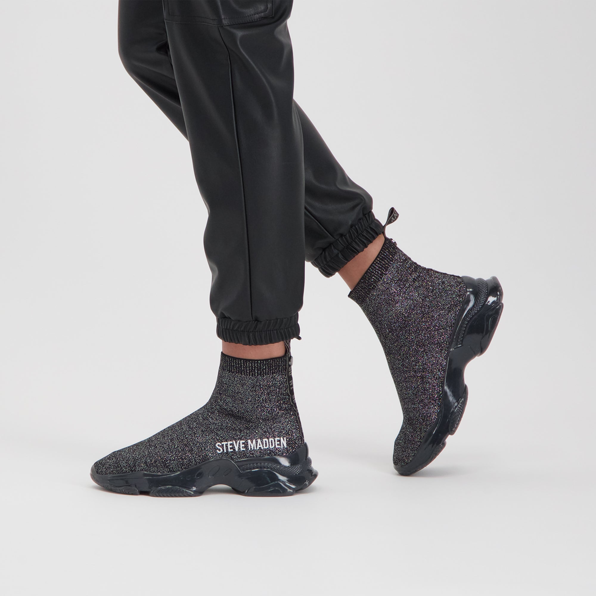 Master Sneaker in Black Pewter