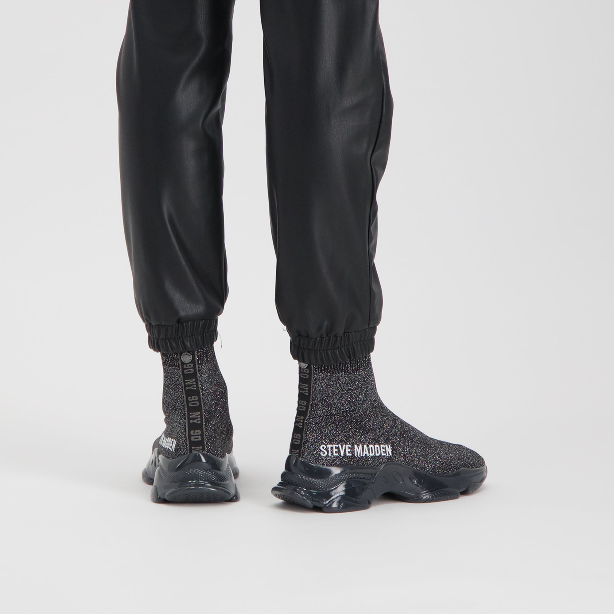 Master Sneaker in Black Pewter