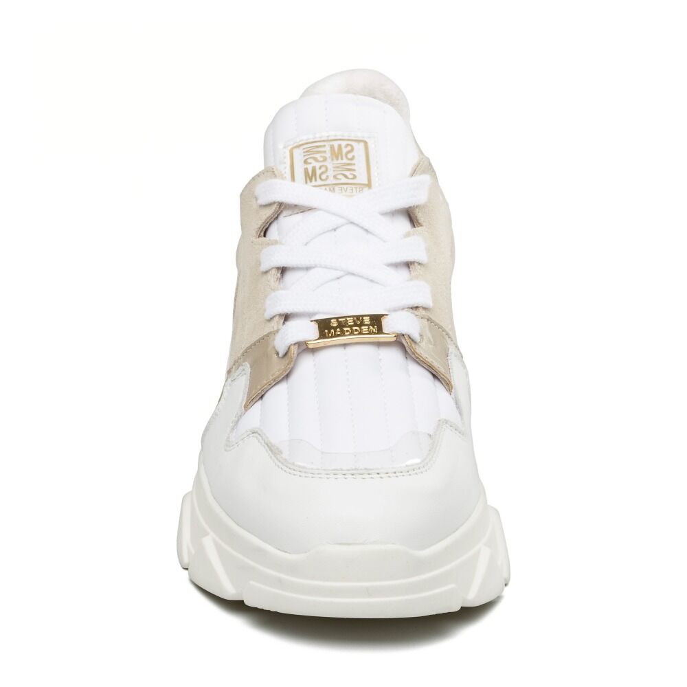 Poppy White/Beige Sneakers