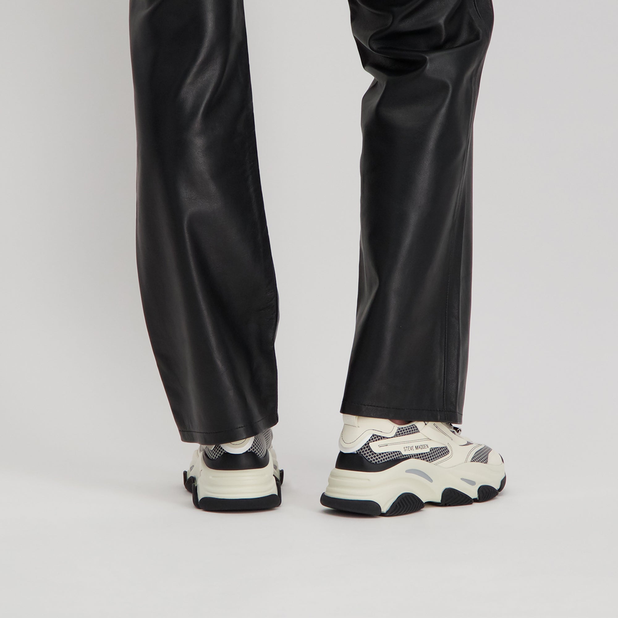 Possession Sneakers in Black and Bone