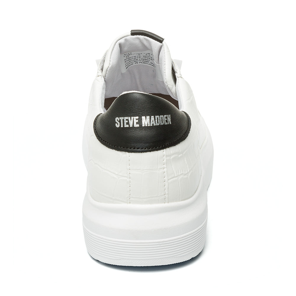 White Croco Alex Sneakers