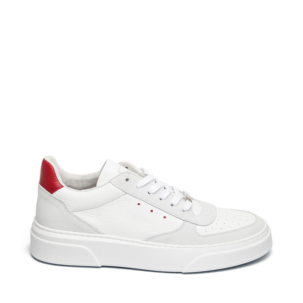 Brent White/Red Sneakers