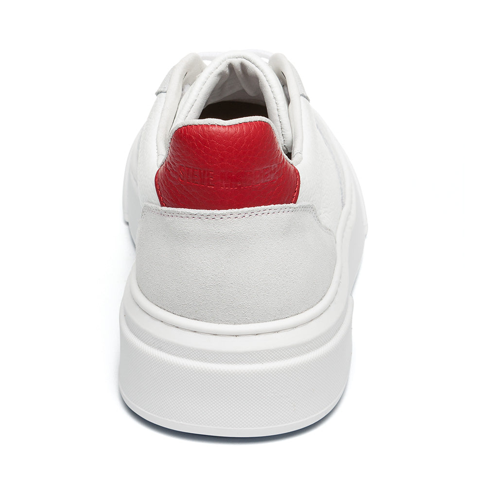 Brent White/Red Sneakers
