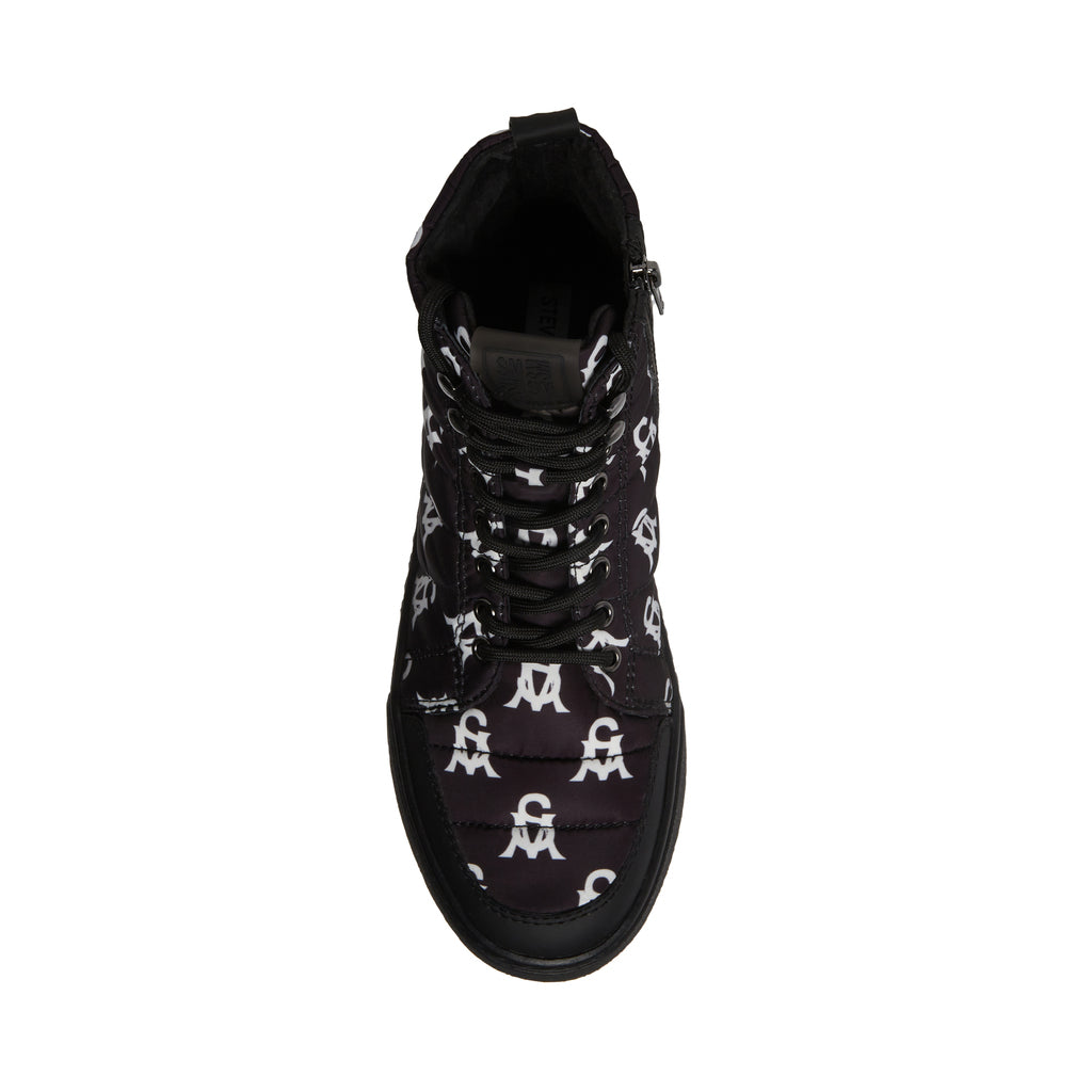 Black and White Praise Sneakers